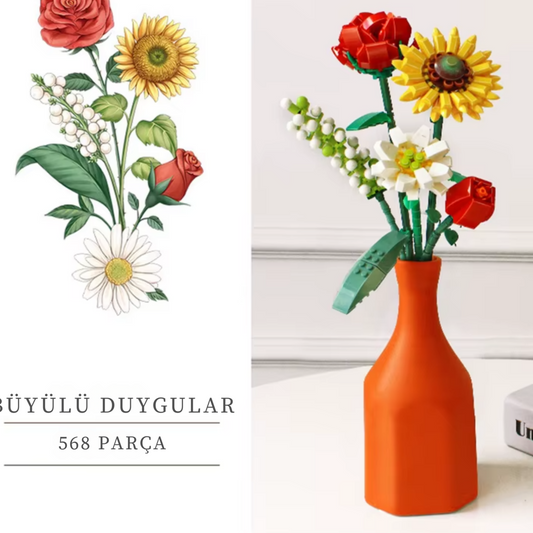 Büyülü Duygular Buketi Çiçek BlokBahçe™